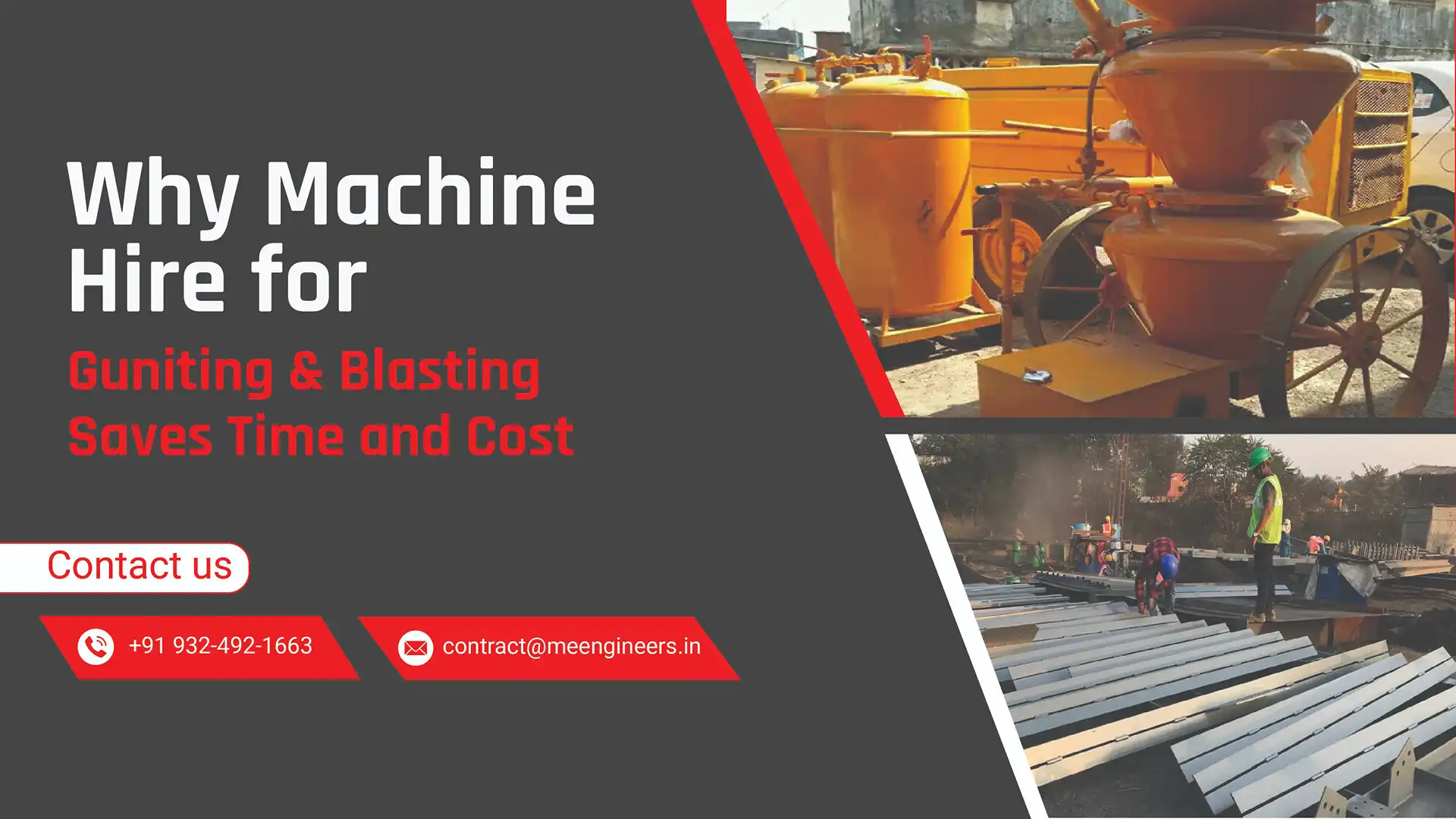 Unating Machine Why Hiring Guniting & Blasting Machines Saves Time and Cost in Mumbai